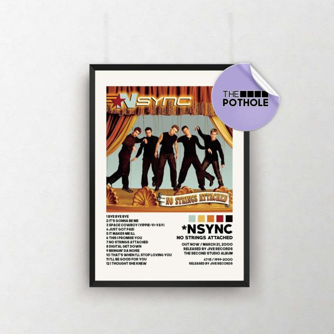 Nsync Posters / No Strings Attached Poster, Album Cover Poster / Poster Print Wall Art / Custom Poster / Home Decor, Nsync 2