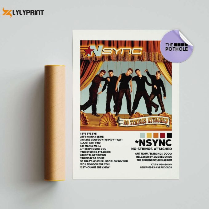 Nsync Posters / No Strings Attached Poster, Album Cover Poster / Poster Print Wall Art / Custom Poster / Home Decor, Nsync 1