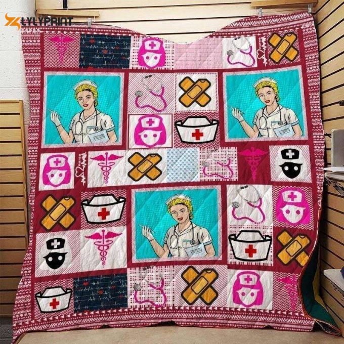 Nurse Iza 3D Customized Quilt 1