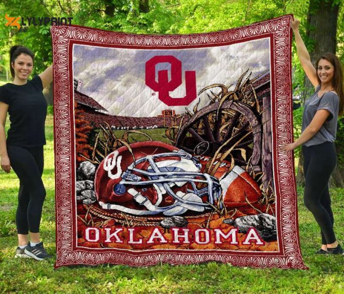 Oklahoma 3D Customized Quilt Blanket For Fans Home Decor Gift 1