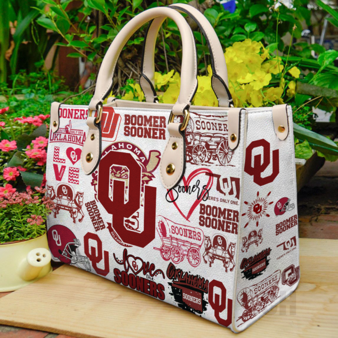 Oklahoma Sooners 1 Leather Handbag Gift For Women 2