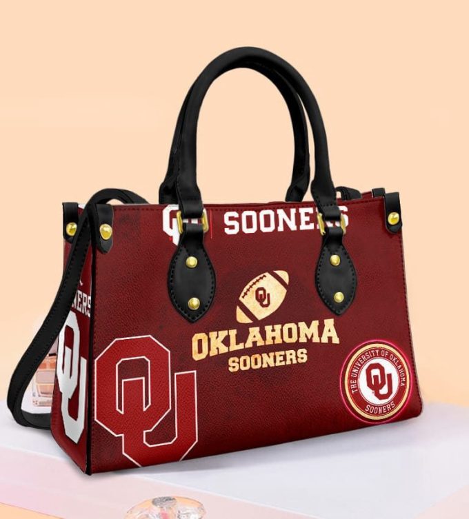 Oklahoma Sooners Leather Handbag For Women Gift 2
