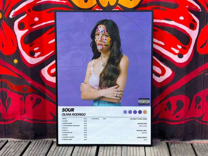 Olivia Rodrigo &Quot;Sour&Quot; Album Cover Poster #6 2