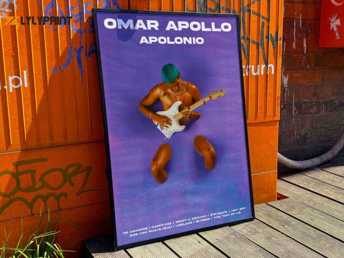 Omar Apollo &Amp;Quot;Apolonio&Amp;Quot; Album Cover Poster #Fac 1