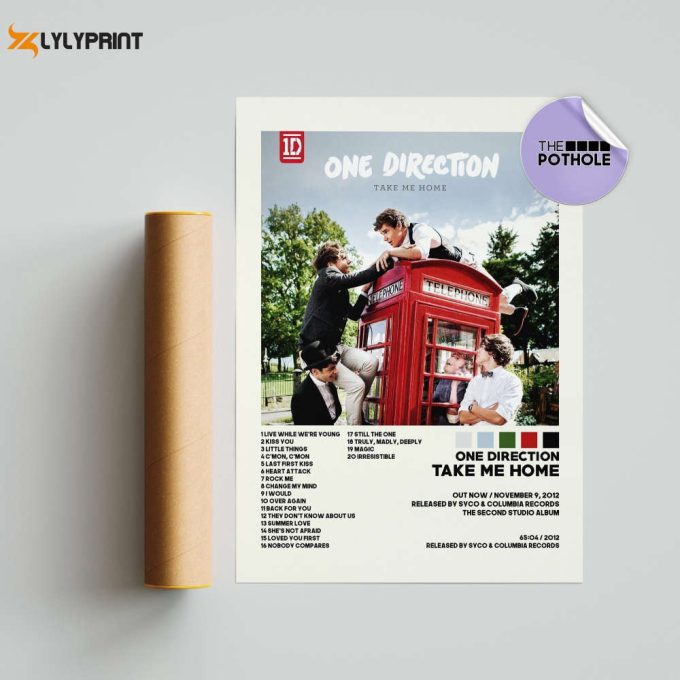 One Direction Posters / Take Me Home Poster, Album Cover Poster / Poster Print Wall Art / Custom Poster / Home Decor, Tpwk, One Direction 1
