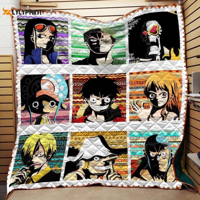 One Piece Boho Pattern Or Fans 3D Customized Quilt Blanket For Fans Home Decor Gift 1