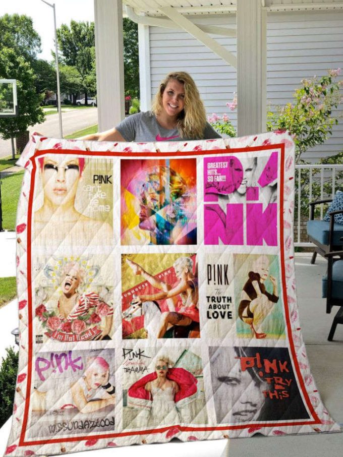 P!Nk 2 Quilt Blanket For Fans Home Decor Gift 2