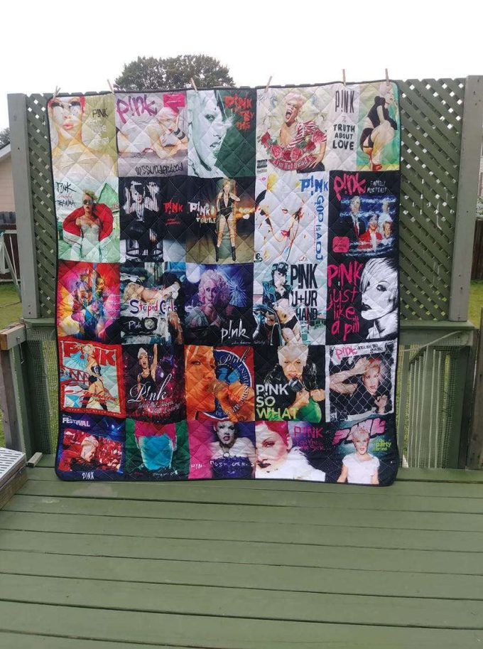 P!Nk Quilt Blanket For Fans Home Decor Gift V 2