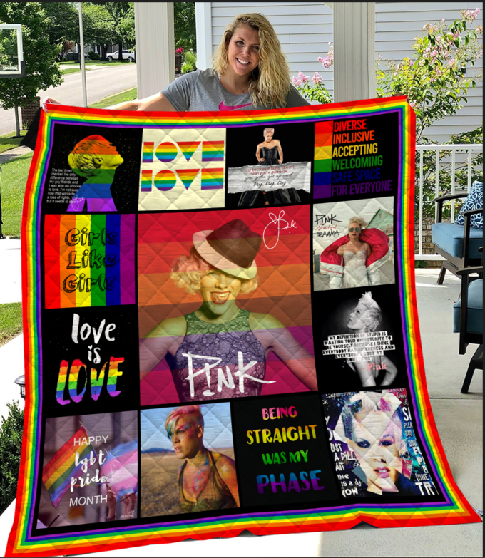 P!Nk Quilt Blanket For Fans Home Decor Gift 2