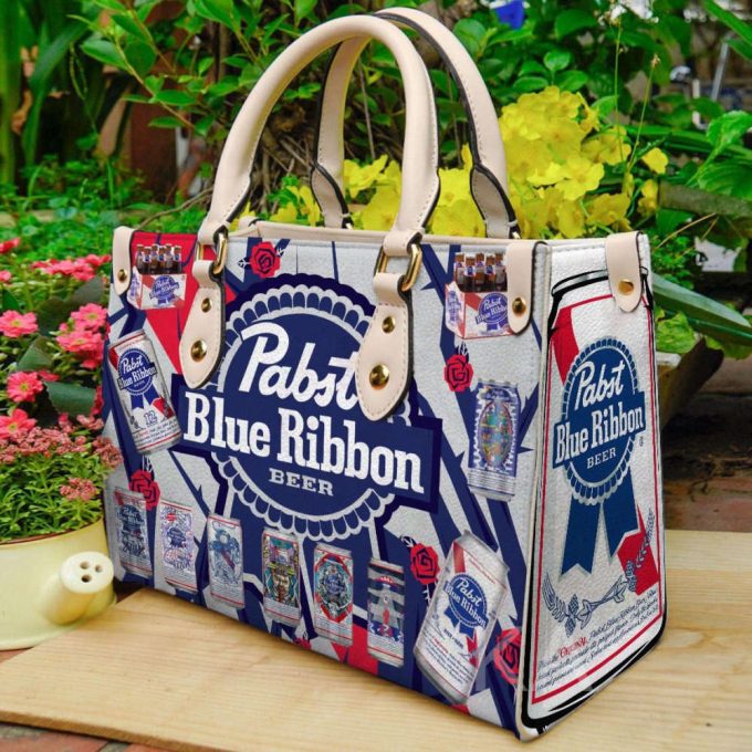 Pabst Blue Ribbon Leather Handbag Gift For Women 2