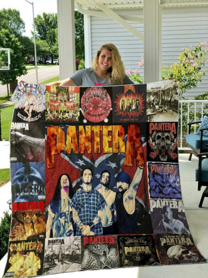 Pantera 3 Quilt Blanket For Fans Home Decor Gift 3