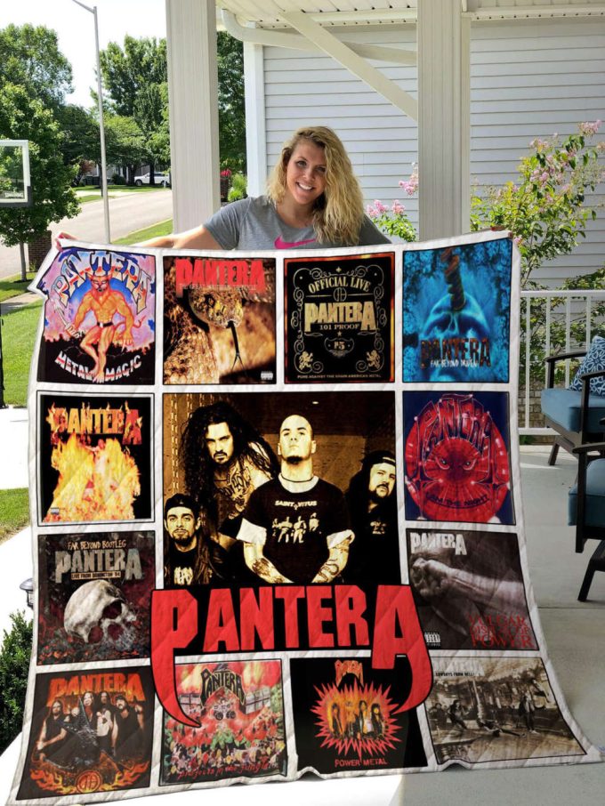 Pantera Quilt Blanket For Fans Home Decor Gift 2