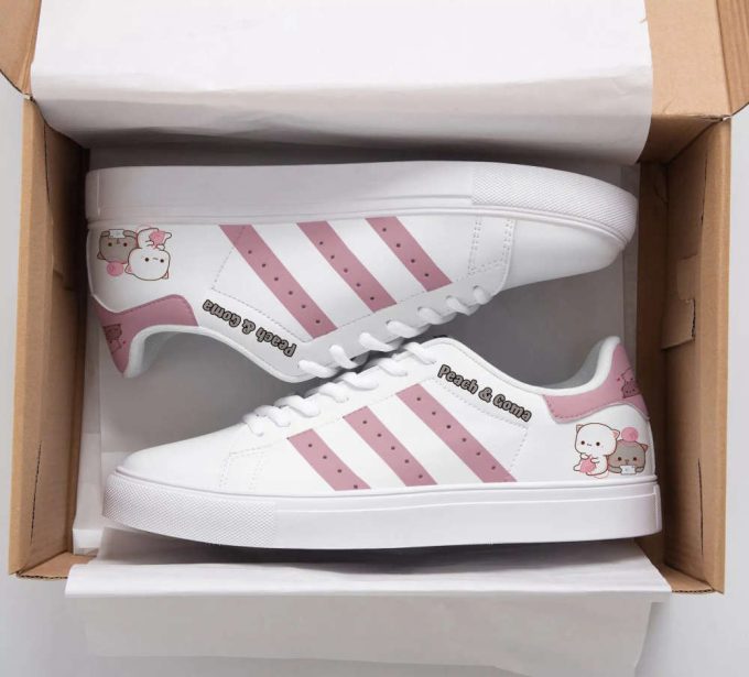 Peach And Goma 1 Skate Shoes For Men Women Fans Gift 2
