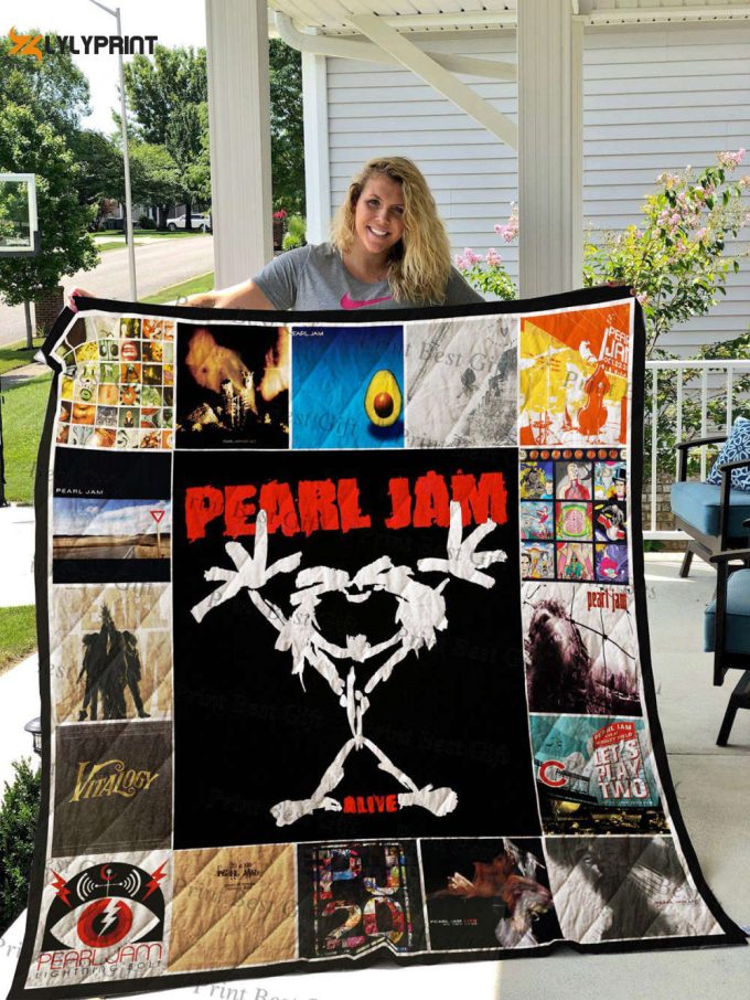 Pearl Jam 1C Quilt Blanket For Fans Home Decor Gift 1