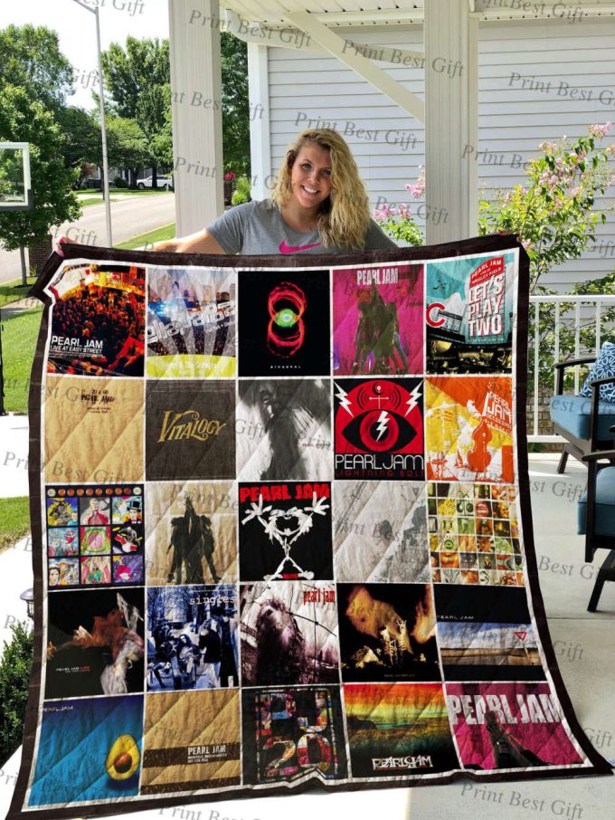 Pearl Jam 2I Quilt Blanket For Fans Home Decor Gift 2