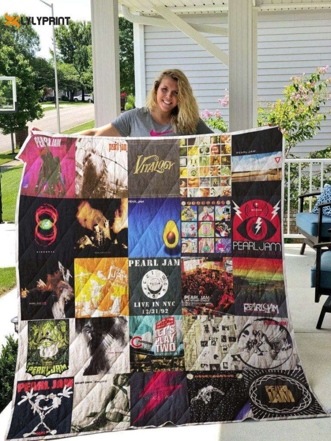 Pearl Jam Album Music Band Thank You For The Memories Quilt Blanket 1