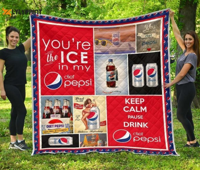 Pepsi Quilt Blanket For Fans Home Decor Gift 1
