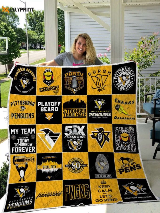 Pittsburgh Penguins 1 Quilt Blanket For Fans Home Decor Gift 1