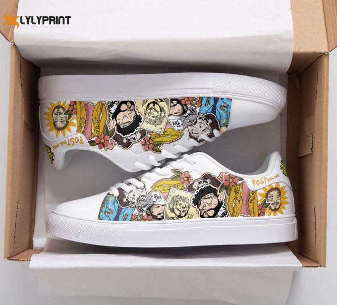 Post Malone Skate Shoes For Men Women Fans Gift 1