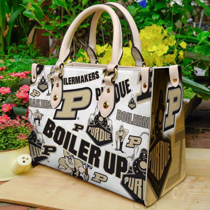 Purdue Boilermaker Leather Handbag Gift For Women 2