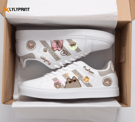 Pusheen 2 Skate Shoes For Men Women Fans Gift Lylyprint Pusheen 2 Skate Shoes For Men Women Fans Gift Lylyprint