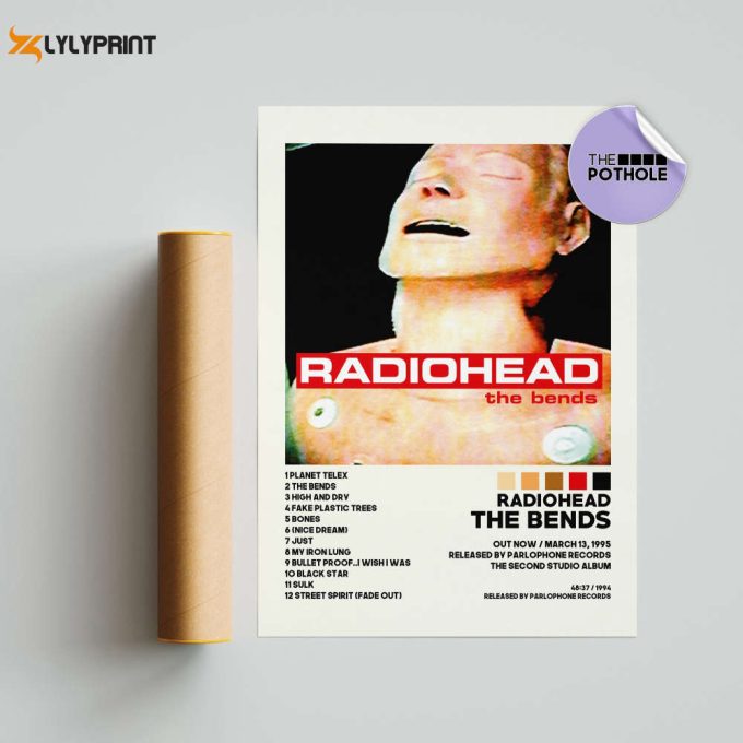 Radiohead Posters / The Bends Poster / Album Cover Poster, Print Wall Art, Custom Poster, Home Decor, Radiohead, The Bends 1