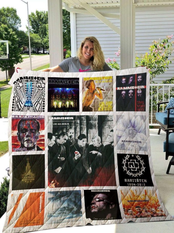 Rammstein Quilt Blanket For Fans Home Decor Gift 2