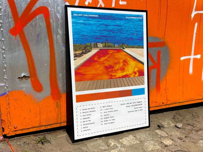 Red Hot Chili Peppers &Quot;Californication&Quot; Album Cover Poster #4 2