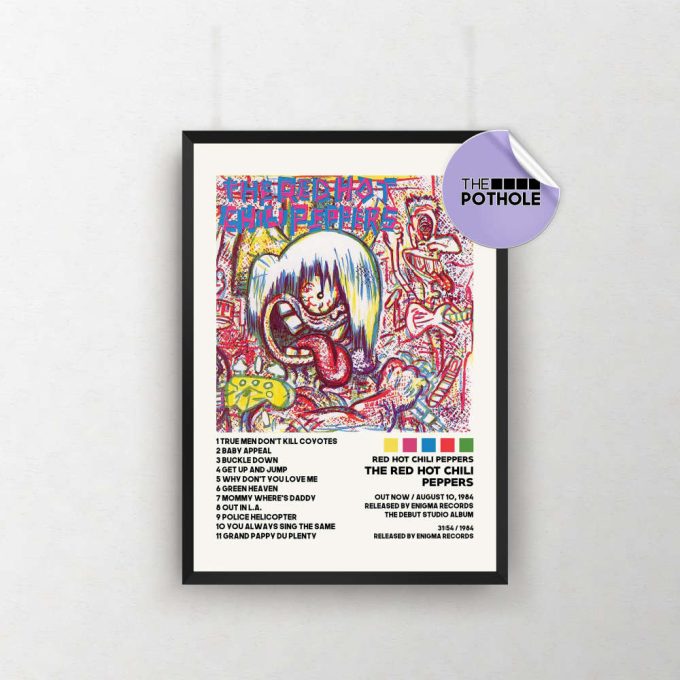 Red Hot Chili Peppers Posters / Red Hot Chili Peppers Poster, Tracklist Album Cover Poster, Print Wall Art, Custom Poster, Freaky Styley 2