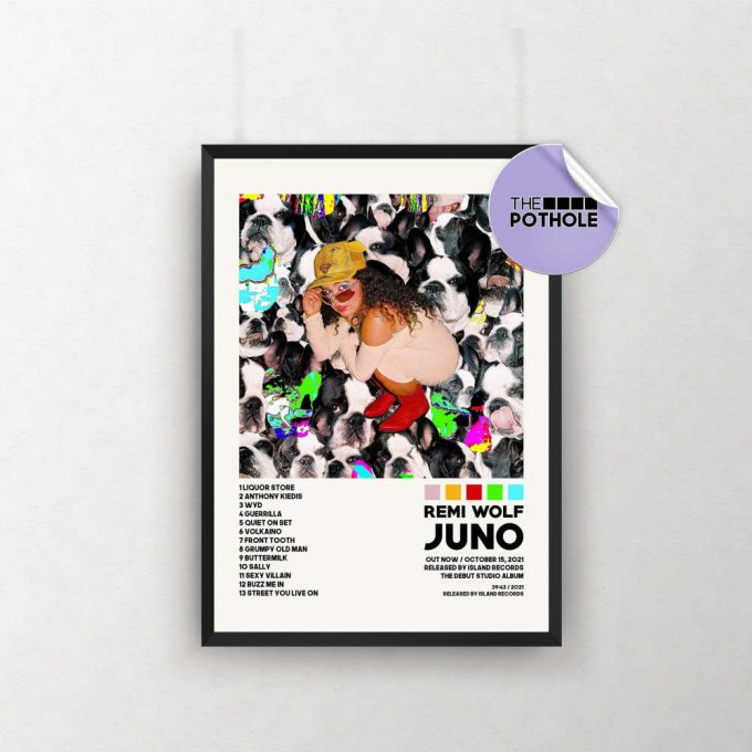 Remi Wolf Posters, Juno Poster, Remi Wolf, Juno, Album Cover Poster, Poster Print Wall Art, Custom Poster, Tracklist Poster 2