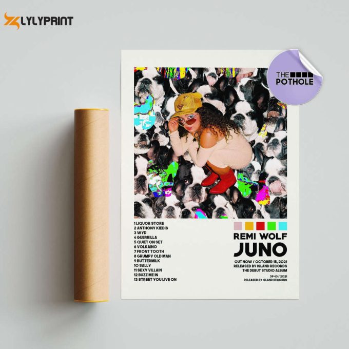 Remi Wolf Posters, Juno Poster, Remi Wolf, Juno, Album Cover Poster, Poster Print Wall Art, Custom Poster, Tracklist Poster 1