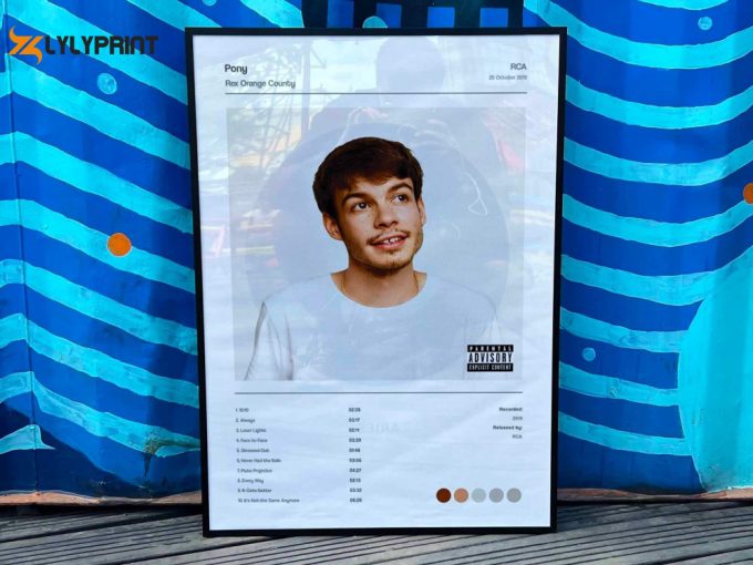 Rex Orange County &Amp;Quot;Pony&Amp;Quot; Album Cover Poster #5 1