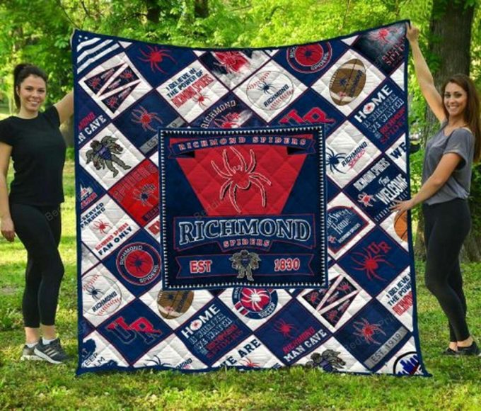 Richmond Spiders 1 Quilt Blanket For Fans Home Decor Gift 2