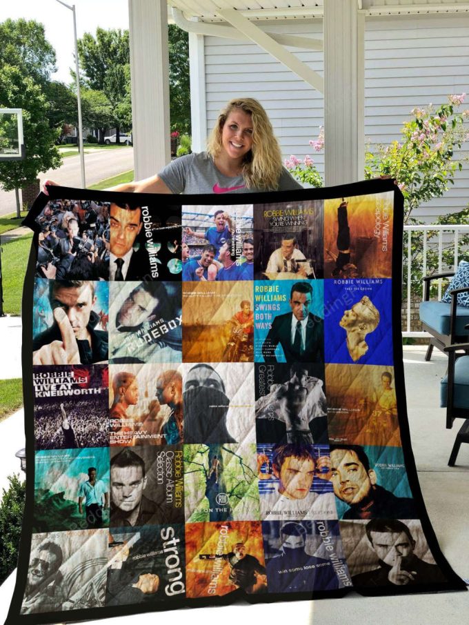 Robbie Williams Quilt Blanket For Fans Home Decor Gift 2