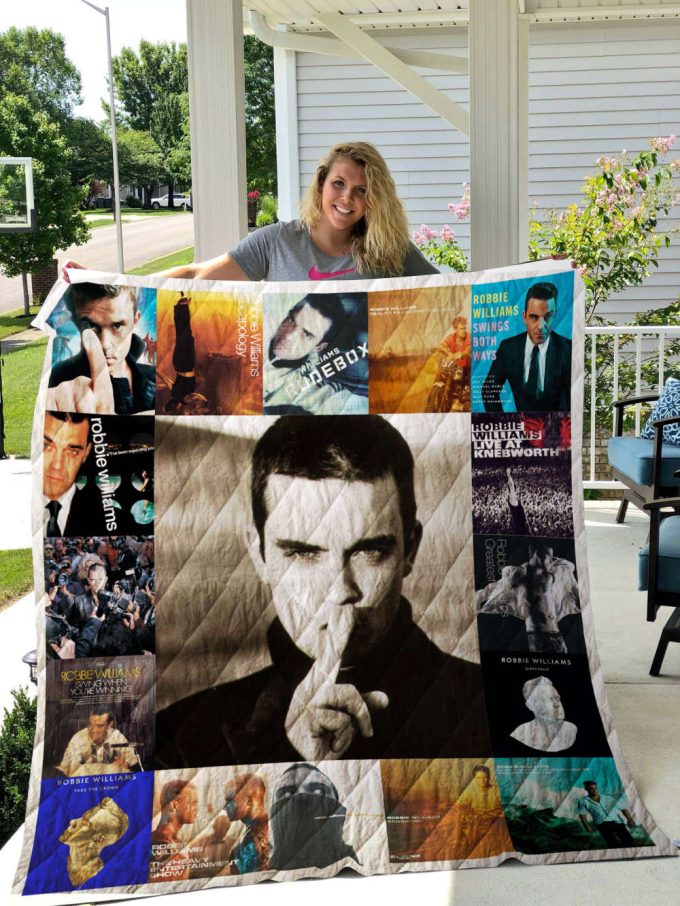 Robbie Williams Quilt Blanket For Fans Home Decor Gift 2