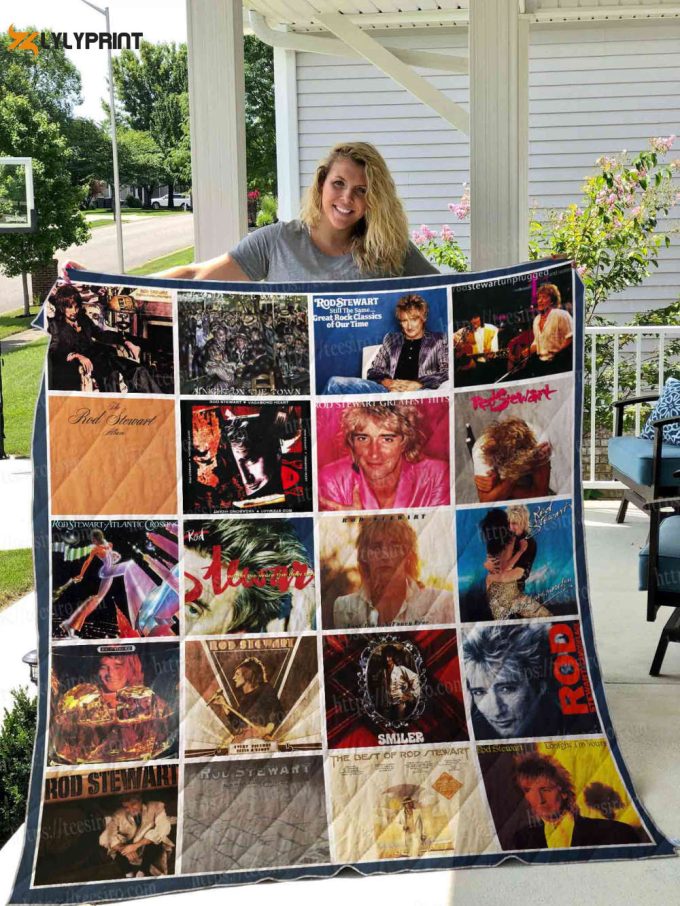 Rod Stewart 3D Customized Quilt Blanket For Fans Home Decor Gift 1