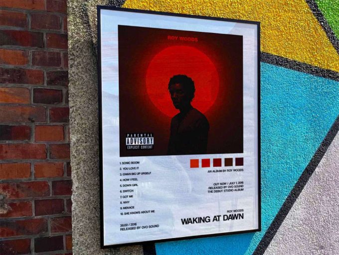 Roy Woods &Quot;Waking At Dawn Album Cover Poster For Home Room Decor #2 3