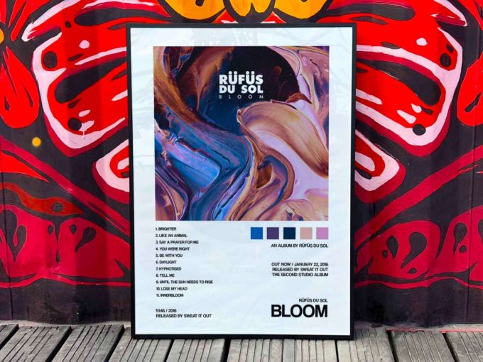 Rufus Du Sol &Quot;Bloom&Quot; Album Cover Poster #2 2