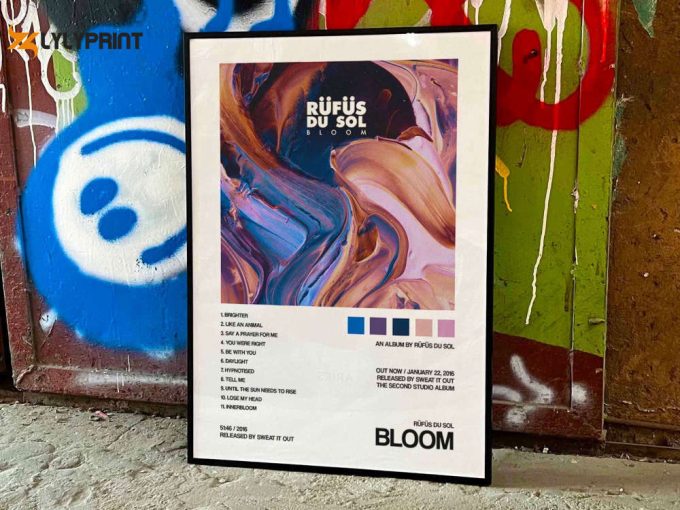 Rufus Du Sol &Amp;Quot;Bloom&Amp;Quot; Album Cover Poster #2 1