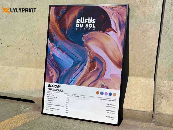 Rufus Du Sol &Amp;Quot;Bloom&Amp;Quot; Album Cover Poster #6 1