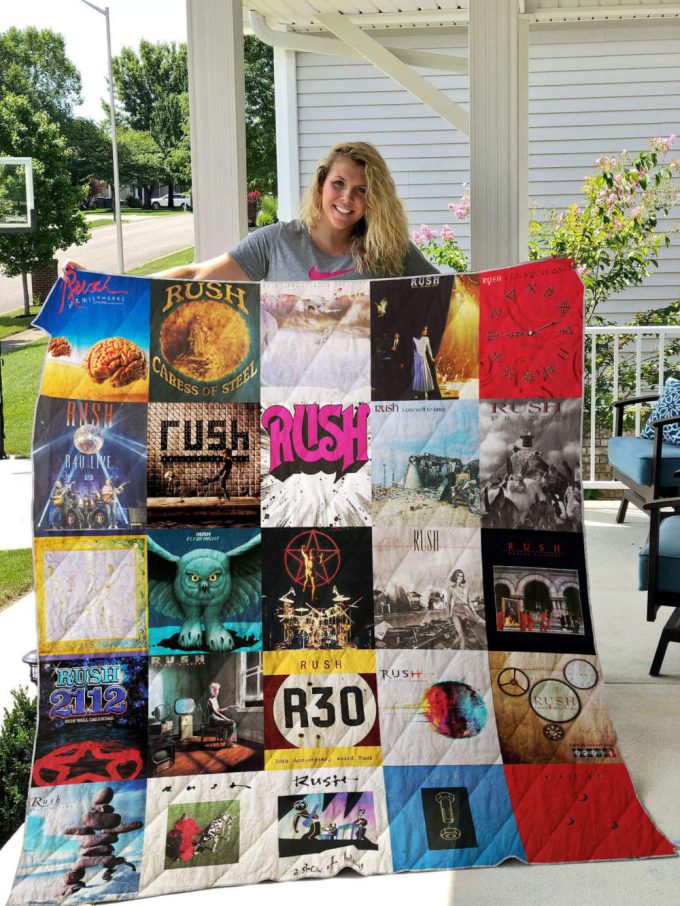 Rush 2 Quilt Blanket For Fans Home Decor Gift 2