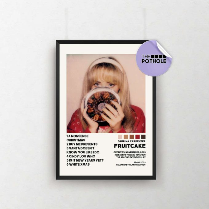 Sabrina Carpenter Posters / Fruitcake Poster, Album Cover Poster, Print Wall Art, Custom Poster, Home Decor, Sabrina Carpenter 2