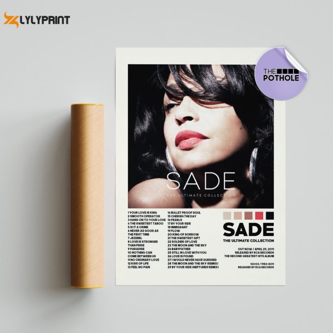 Sade Posters / The Ultimate Collection Poster, Sade, The Ultimate, Album Cover Poster, Poster Print Wall Art, Music Poster, Home Decor 1