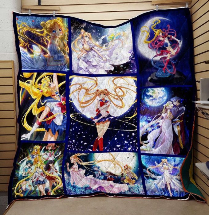Sailor Moon Quilt Blanket For Fans Home Decor Gift 3