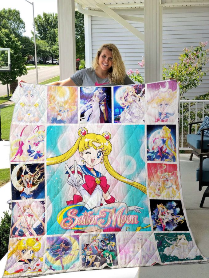 Sailor Moon Quilt Blanket For Fans Home Decor Gift 3