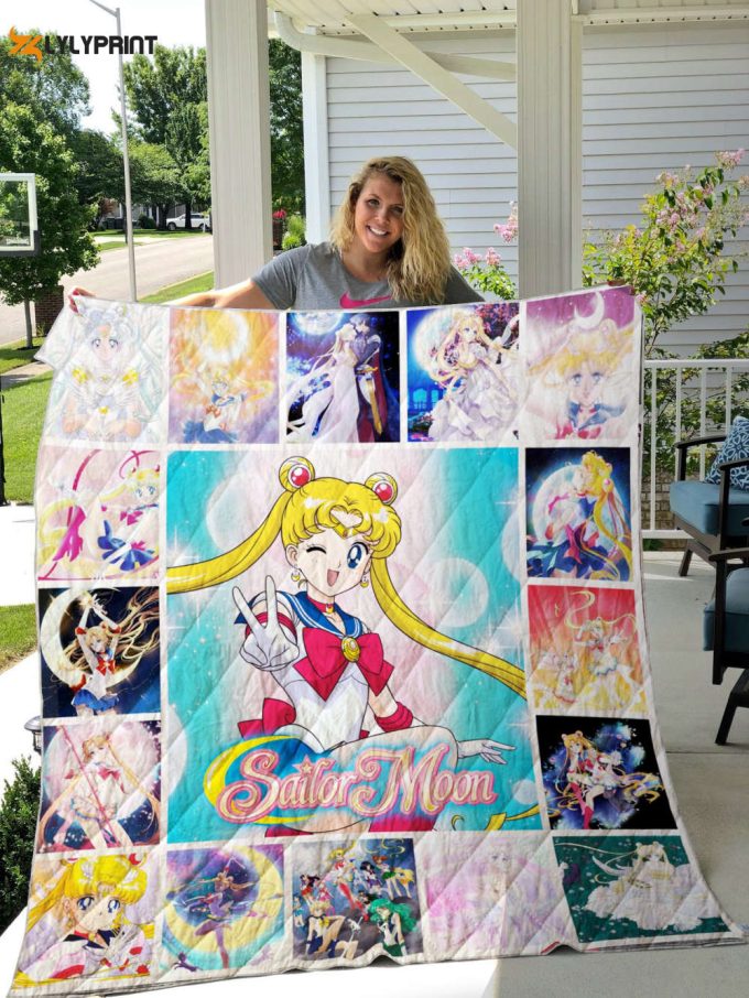 Sailor Moon Quilt Blanket For Fans Home Decor Gift 1