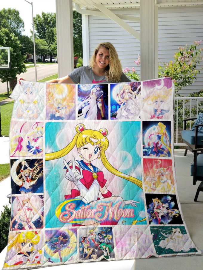 Sailor Moon Quilt Blanket For Fans Home Decor Gift 2