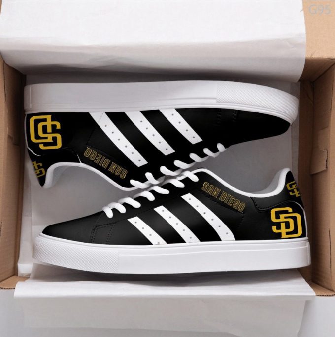 San Diego Padres 3 Skate Shoes For Men Women Fans Gift 2