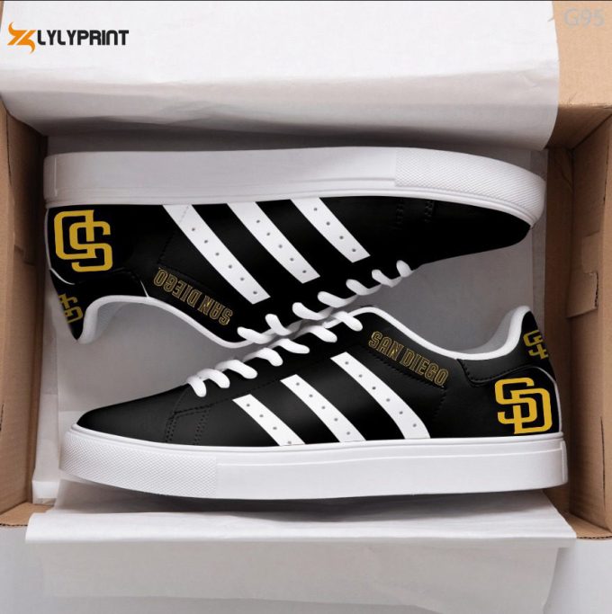 San Diego Padres 3 Skate Shoes For Men Women Fans Gift 1