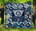 Seattle MarinersQuilt Blanket For Fans Home Decor Gift